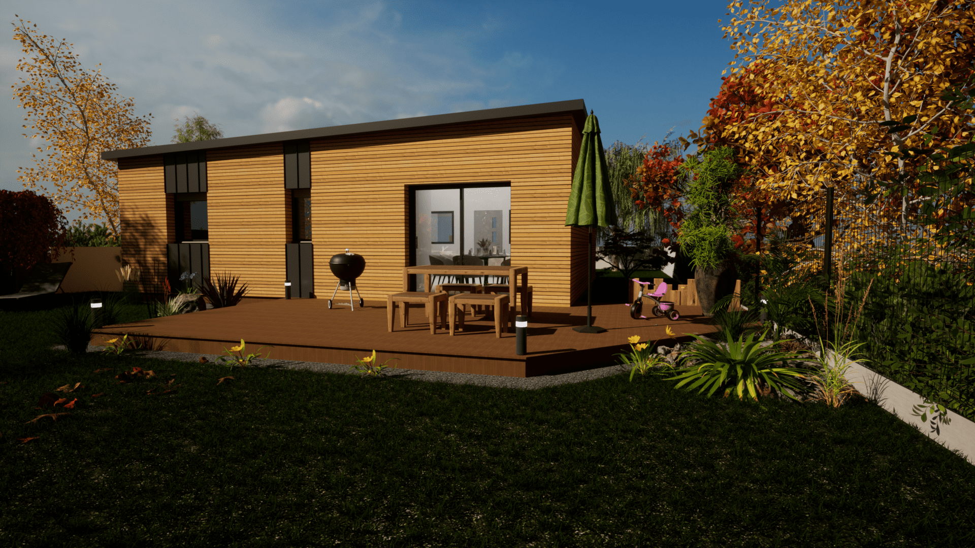 He Ha Concept Construction Maison Hors D Eau Hors D Air Rendu Hd Bardage Horizontale 1